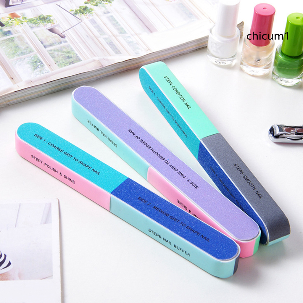 [Hàng mới về] Dũa móng tay bốn mặt tiện dụng