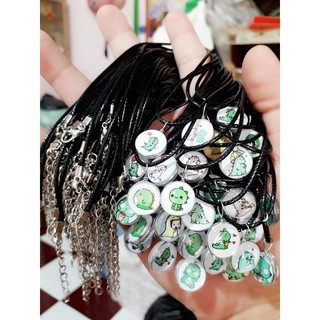 vòng cổ khủng long xanh cute