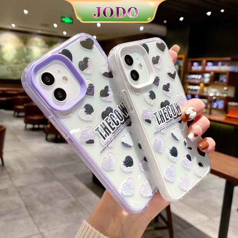 Ốp Điện Thoại Mềm Chống Sốc 3 Trong 1 Màu Trắng Đen Cho Iphone 13 12 11 Pro Promax 7 8 Plus X XR XSMax
