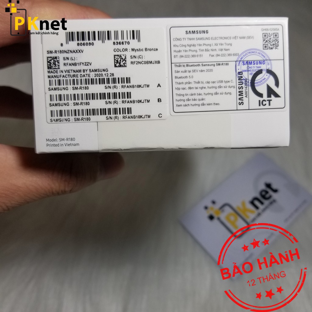 Tai nghe Buds Live Chính hãng Samsung Việt Nam - Bảo hành chính hãng 12 tháng [Fullbox - Nguyên Seal] - Pin 6h.