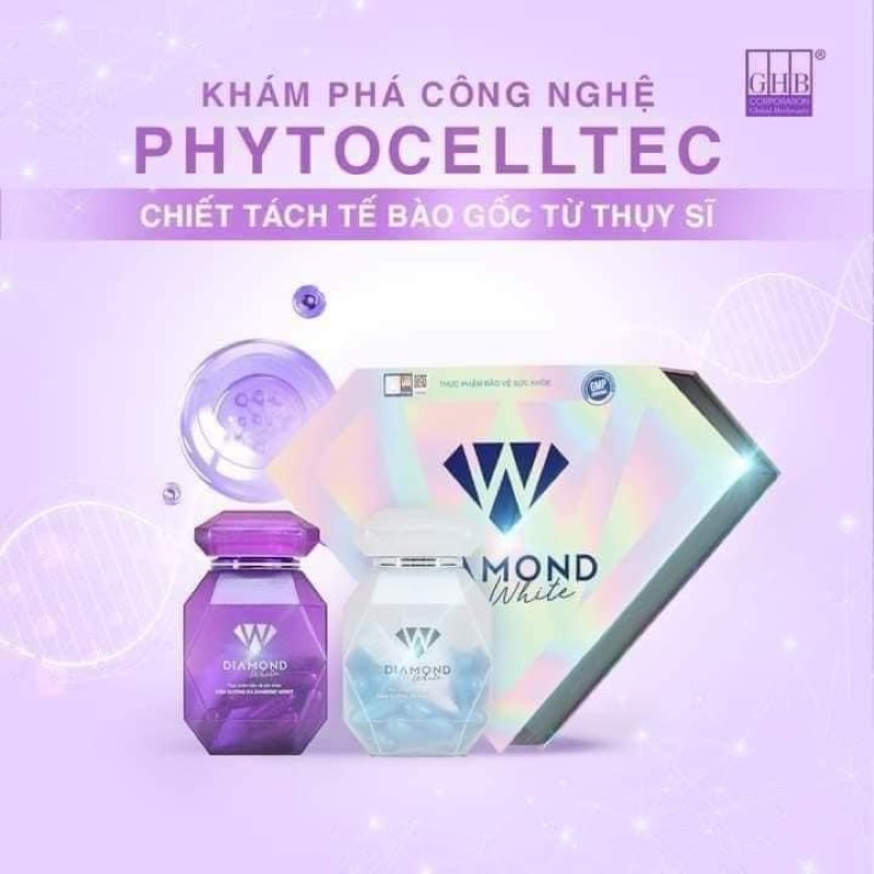 Viên Uốn Trắng Da Ngọc Trinh - Viên Uốn Diamond White Day-Night  Chính Hãng