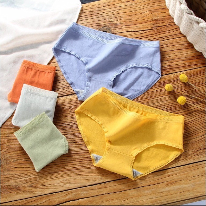 Quần lót cotton cạp ren nâng mông màng kháng khuẩn