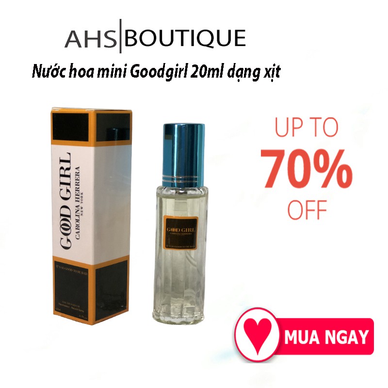 Nước Hoa mini dạng xịt cô gái tốt