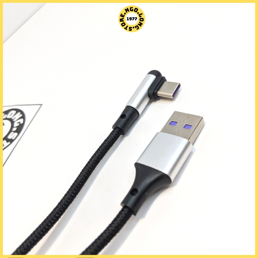 Dây Cáp Sạc Gập Đầu 1m2/ Cáp Sạc Nhanh 3A (Truyền Dữ Liệu) / Micro usb, type c, iphone, samsung