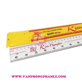Thước nhựa cứng 50 cm Kim Nguyên (Cây)