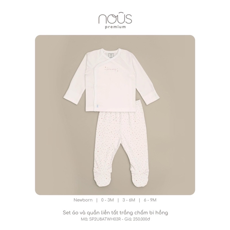 (Nous) Set áo và quần liền tất Nous Premium Dòng Sản Phẩm Cao Cấp
