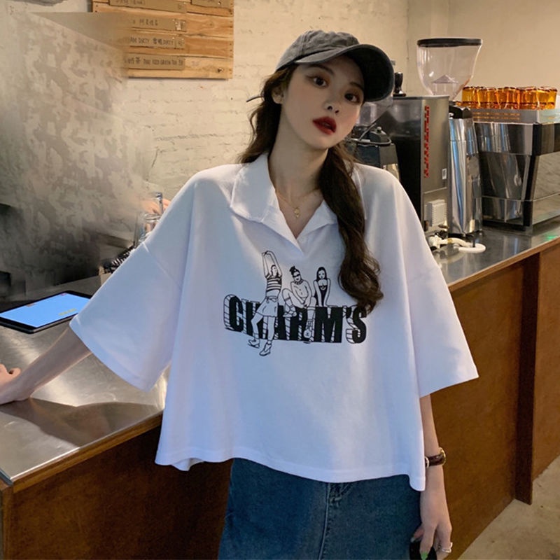 Áo polo Dáng Rộng Phong Cách Hàn Quốc Thời Trang Cho Nữ JL-TX-257 2022