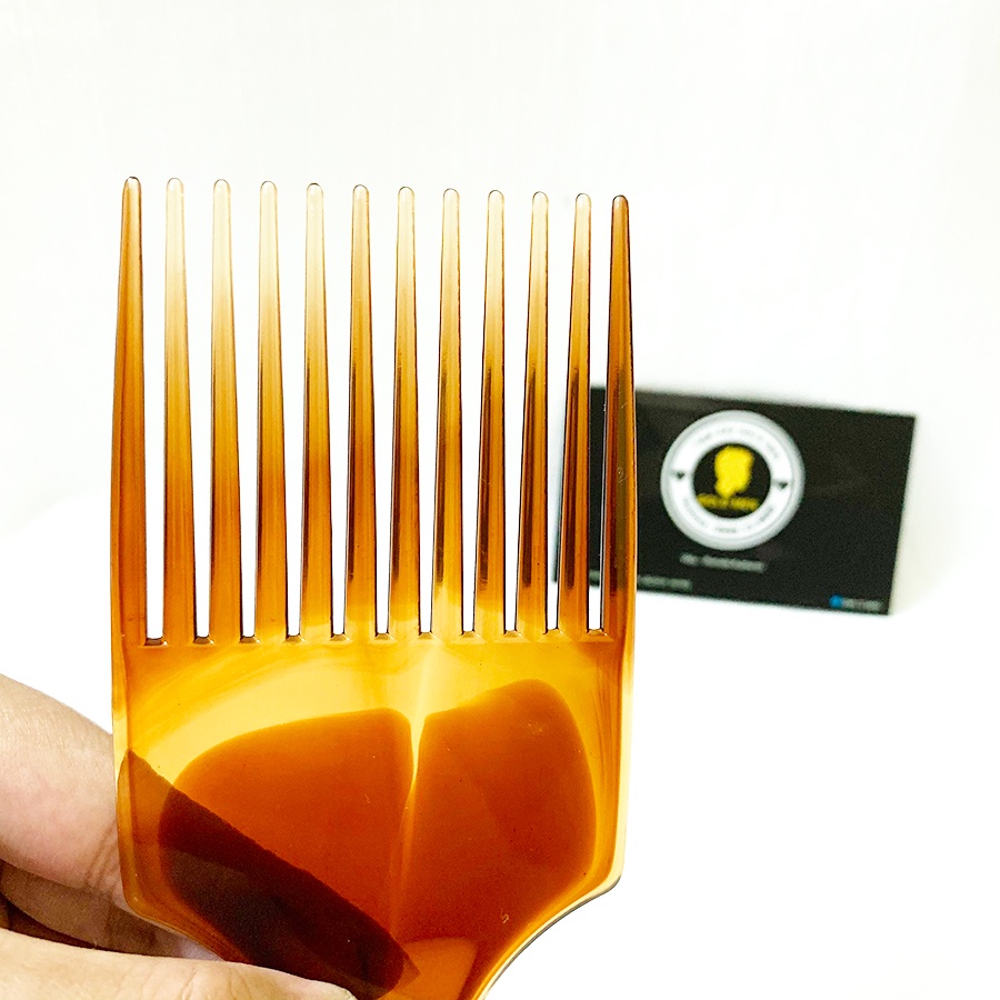 Lược Afro Pick tạo lọn tóc đan xen, texture