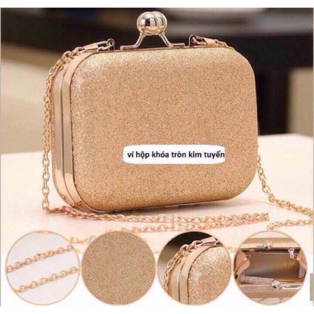 Clutch Dự Tiệc Ánh Kim Sang Trọng | BigBuy360 - bigbuy360.vn