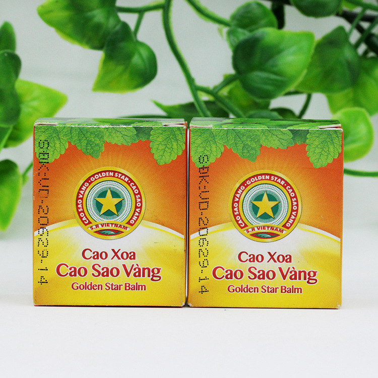 Vietnam Cao Xoa Cao Sao Vàng Golden Star Balm Tiger Balm Mosquito Repellent Reduce Swelling Antipruritic