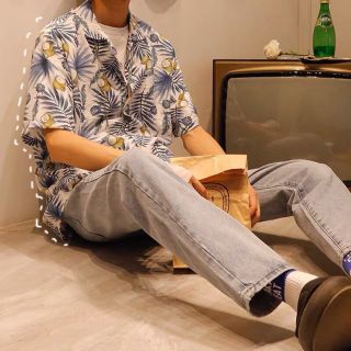 Áo Sơ Mi Lụa Tay Lỡ Ulzzang Hàn Quốc In Họa Tiết 3D