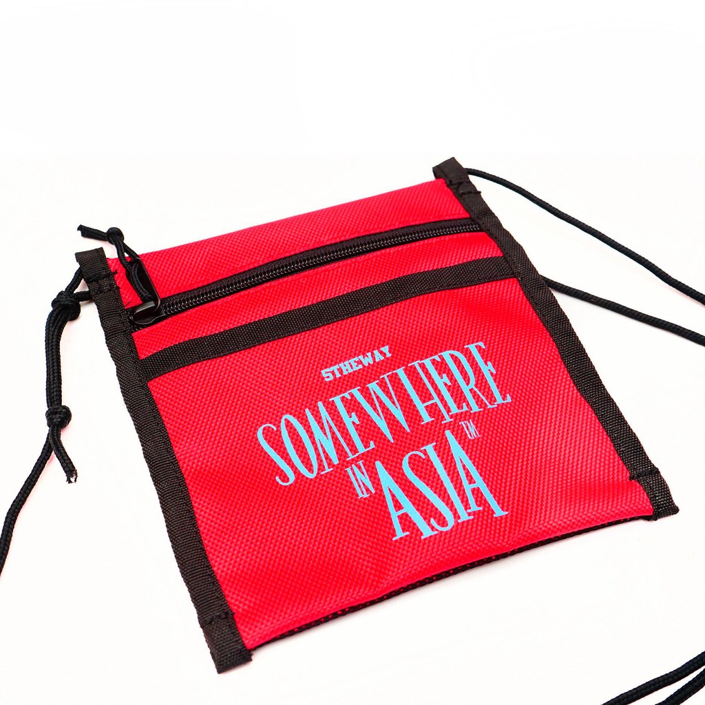 5THEWAY® VN SOUVENIR SACOCHE™ in RED aka Túi Đeo Chéo Đỏ