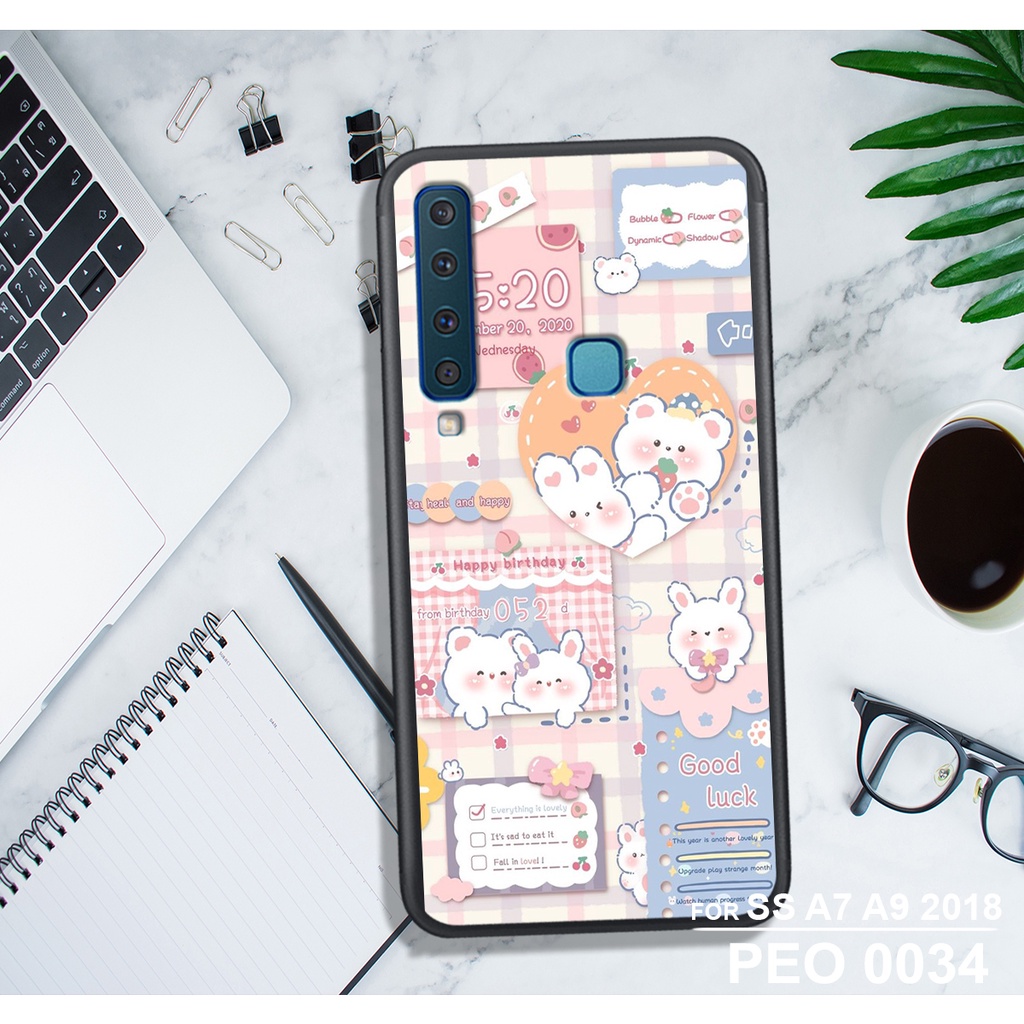 ỐP LƯNG SAMSUNG A30S - A50 - A70 - A7 2018 - A9 2018 , IN HÌNH GẤU NÂU CHOCOLATE ĐÁNG YÊU.