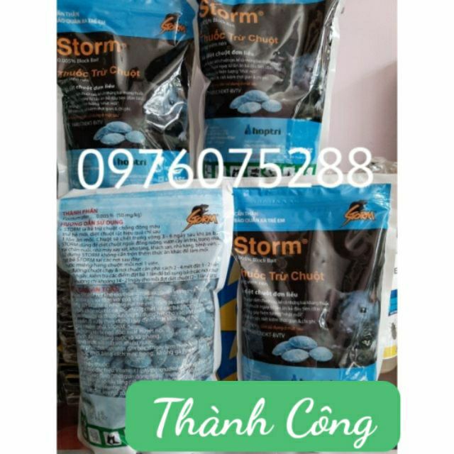  Thuốc diệt chuột Storm 4 viên không cần trộn mồi_hiệu quả