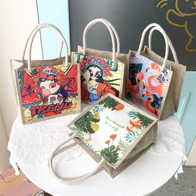 Túi cói túi tote mini đi biển nữ đẹp đi chơi thời trang dễ thương cute phong cách vintage