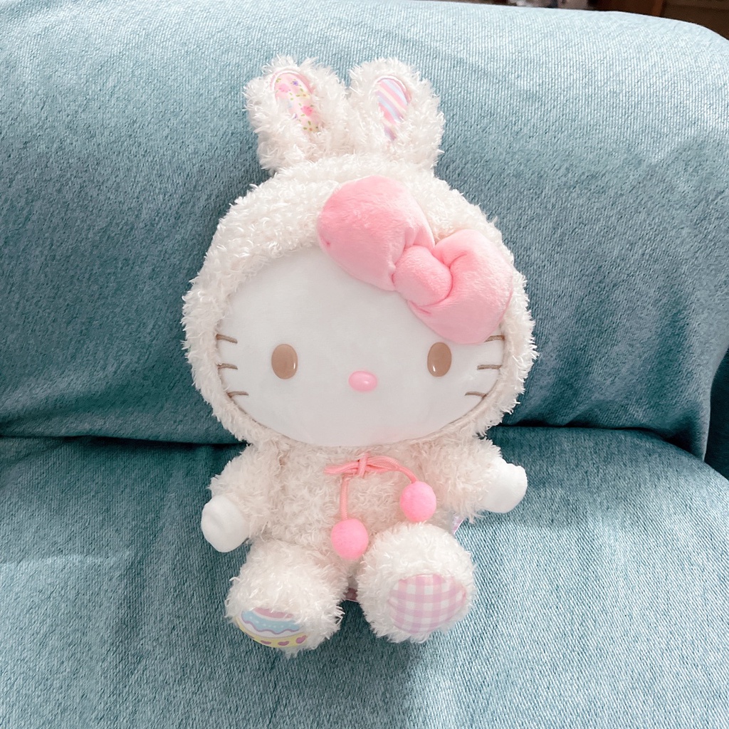 Móc Khóa Hình Thú Nhồi Bông Sanrio Kuromi My Melody Dễ Thương