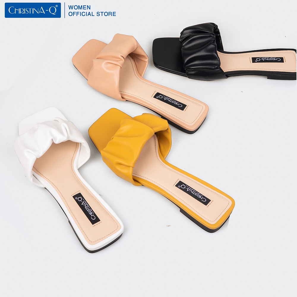 Dép nữ mũi vuông ChristinA-Q DNU099