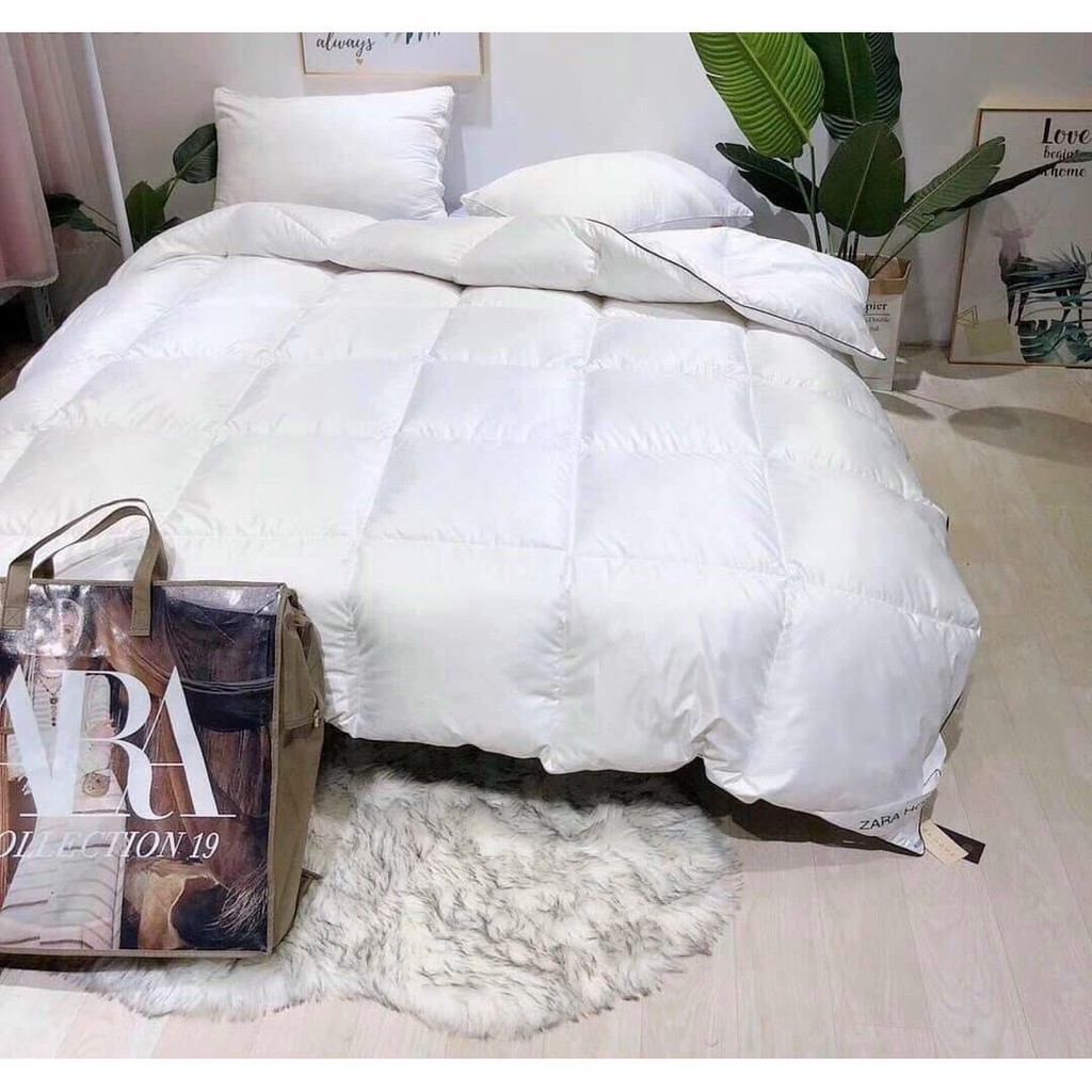 [NHẬP KHẨU] Ruột chăn zara home lông vũ cao cấp sang trọng 3kg - 2M3X2M