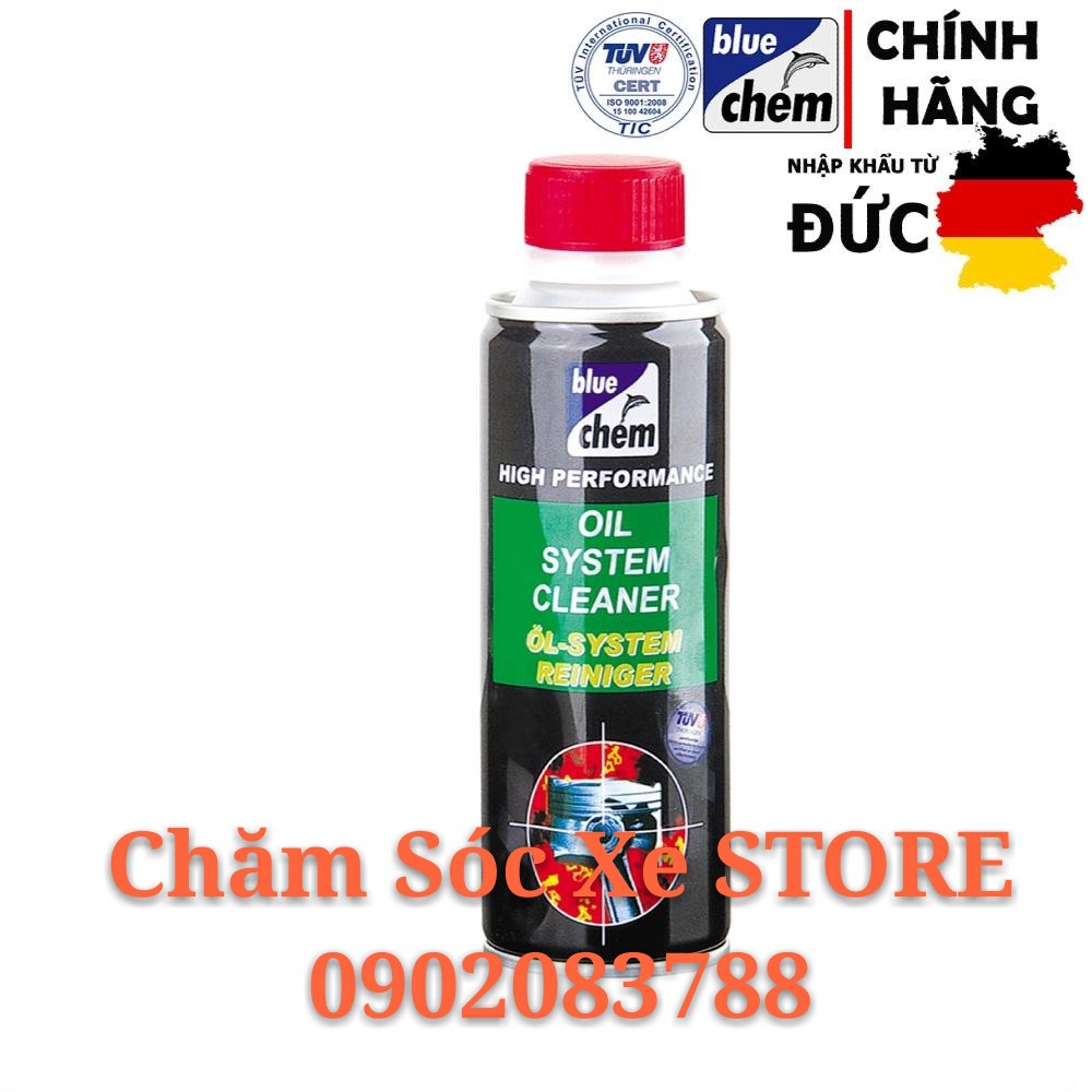 Dung dịch súc động cơ,vệ sinh máy Bluechem Oil System Cleaner 250ml