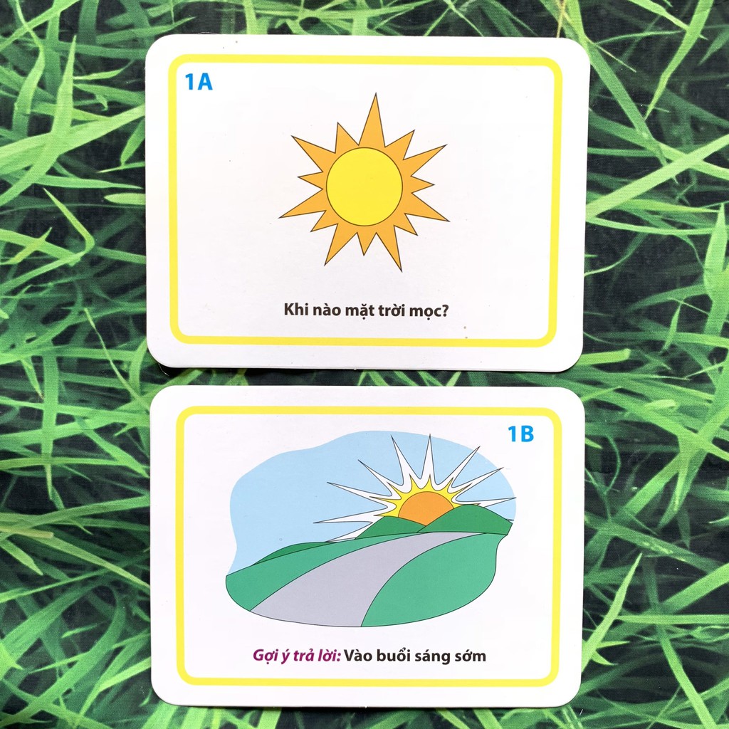 Bộ Thẻ Học Flashcard Thông Minh Giải Đáp Về Vần Đề "Khi Nào" Cho Bé