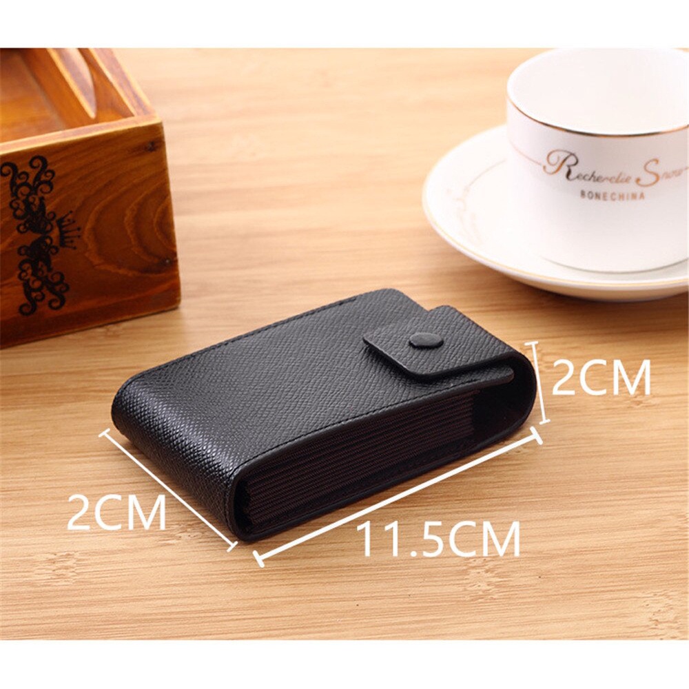 Ví Da Đựng Tiền / Thẻ Đa Năng Cỡ Lớn Có Khóa Cài Thời Trang Cho Nam