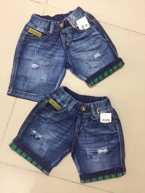 [ XẢ HÀNG ] quần jean lửng lưng thun cho bé trai, chất jean đẹp, mềm, mát, co dãn
