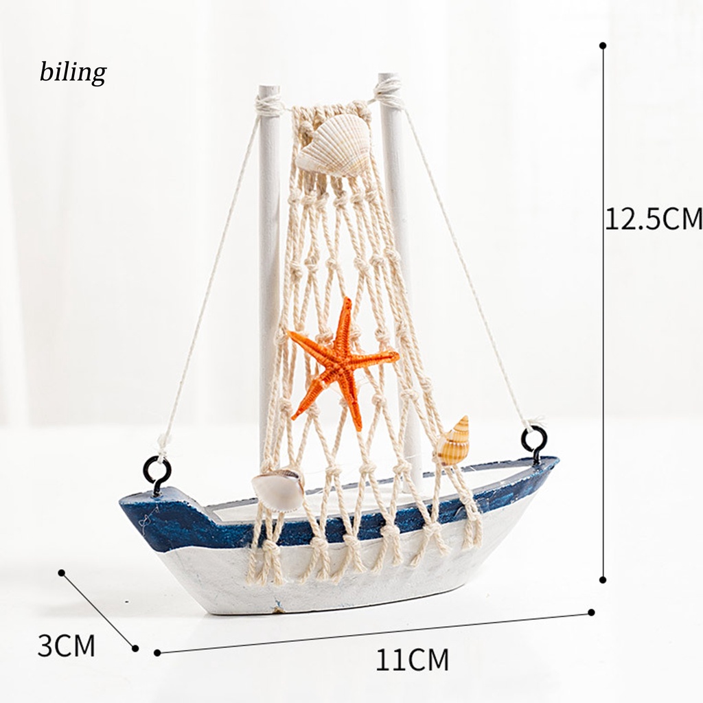 Mô Hình Thuyền Câu Cá Bằng Gỗ Thiết Kế Nhỏ Gọn Độc Đáo Dùng Làm Đạo Cụ Chụp Ảnh