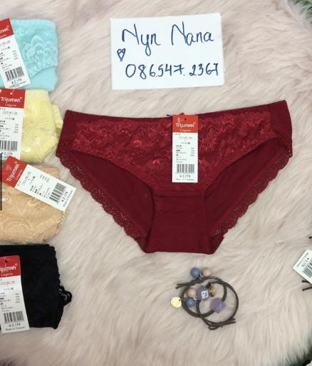 Quần lót nữ cotton phối ren