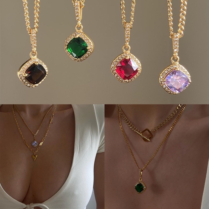 Vòng cổ Mạ VàNg 18K ĐíNh Đá Sang TrọNg