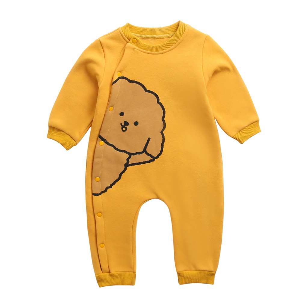 Bộ Áo Liền Quần Sanlutoz Bằng Vải Cotton Thời Trang Dành Cho Bé Mùa Đông