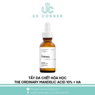 [Bill UK] Tẩy da chết hóa học The ordinary Mandelic acid 10% + HA