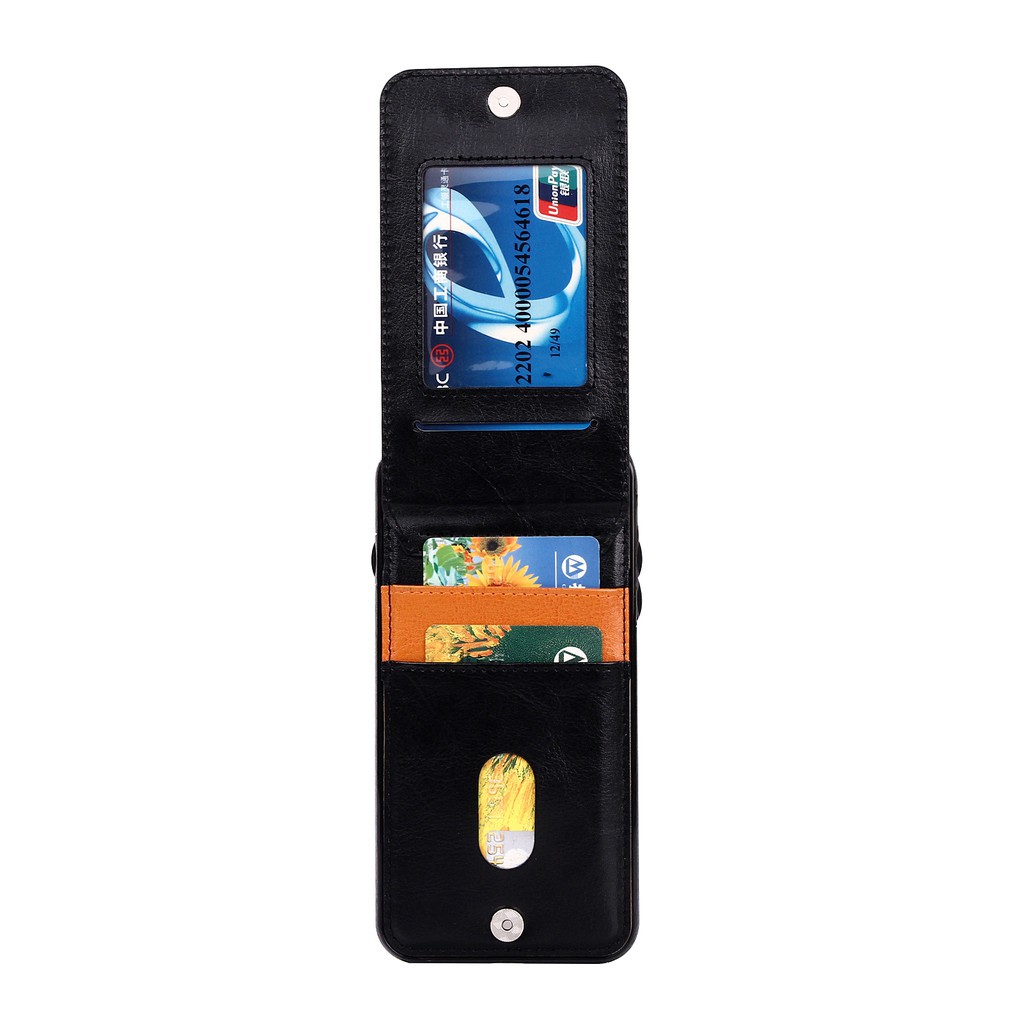 Ốp lưng da PU TPU có ngăn đựng thẻ thời trang cho iPhone 5 5S SE 6 6S 7 | BigBuy360 - bigbuy360.vn