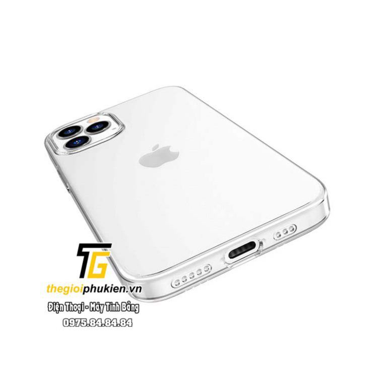 [Hàng mới về] Ốp lưng dẻo trong HOCO Light iPhone 12 Pro, 12 Pro Max