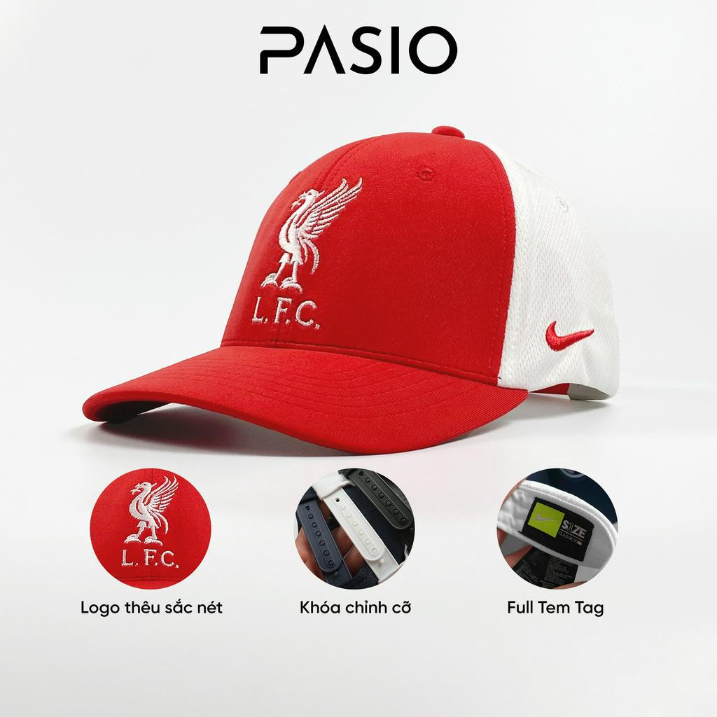 Nón kết bóng đá CLB LIVERPOOL chuẩn VNXK Chất Cotton phối lưới thoáng mát Full Tem - PASIO