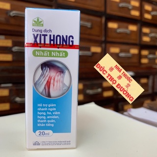 Dung Dịch Xịt Họng Nhất Nhất