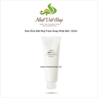 Sữa Rửa Mặt Muji Face Soap Nhật Bản 120ml