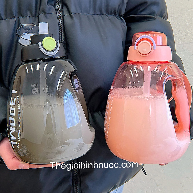 Bình Nước Nhựa PP BPA FREE 1300ML Dễ Thương N232
