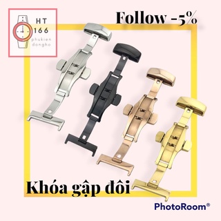 [Tặng cây tự thay dây]Khóa bướm đồng hồ - chống gãy dây