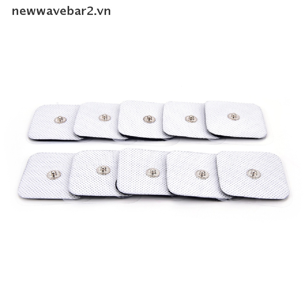 Bộ 10 Miếng Đệm Silicone Điện Từ Mát Xa Chuyên Dụng