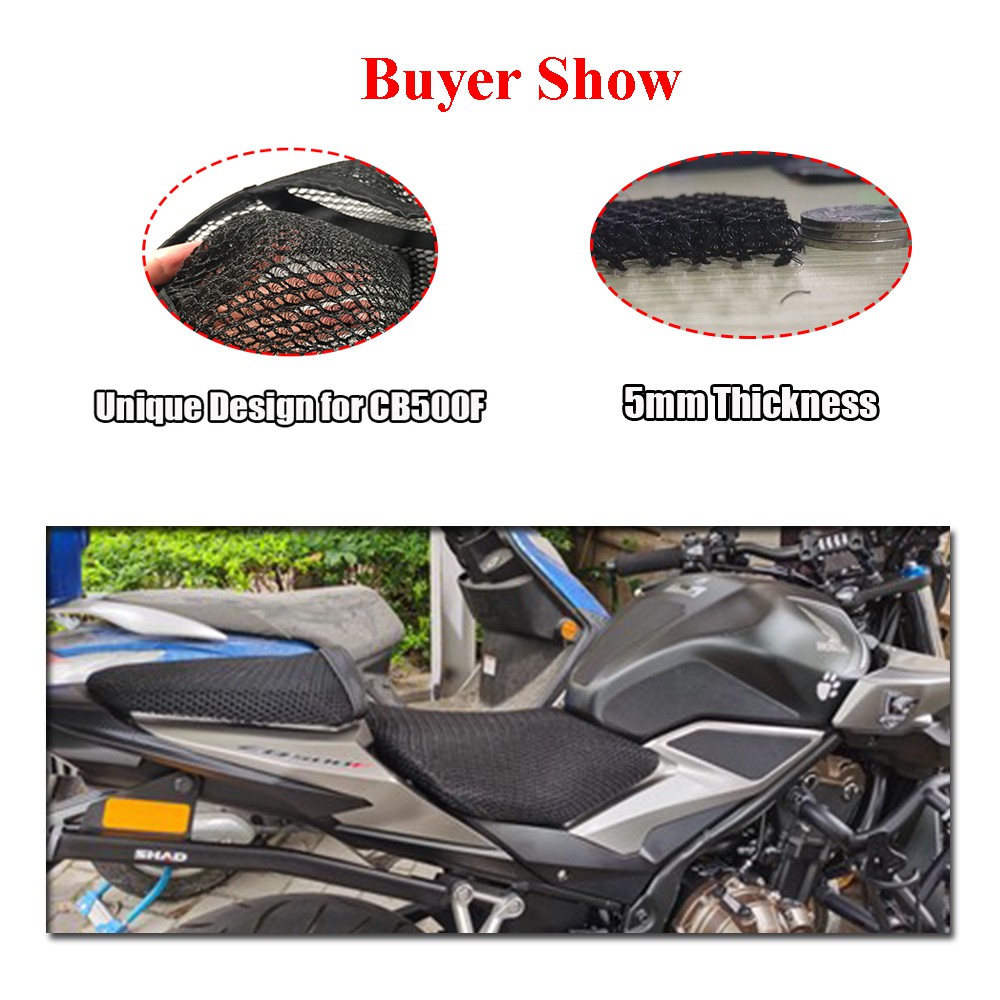 Vỏ Lưới 3d Bọc Yên Xe Mô Tô Honda Cb500f Cb Cbr 500f Cb500 Cbr500 F 2019