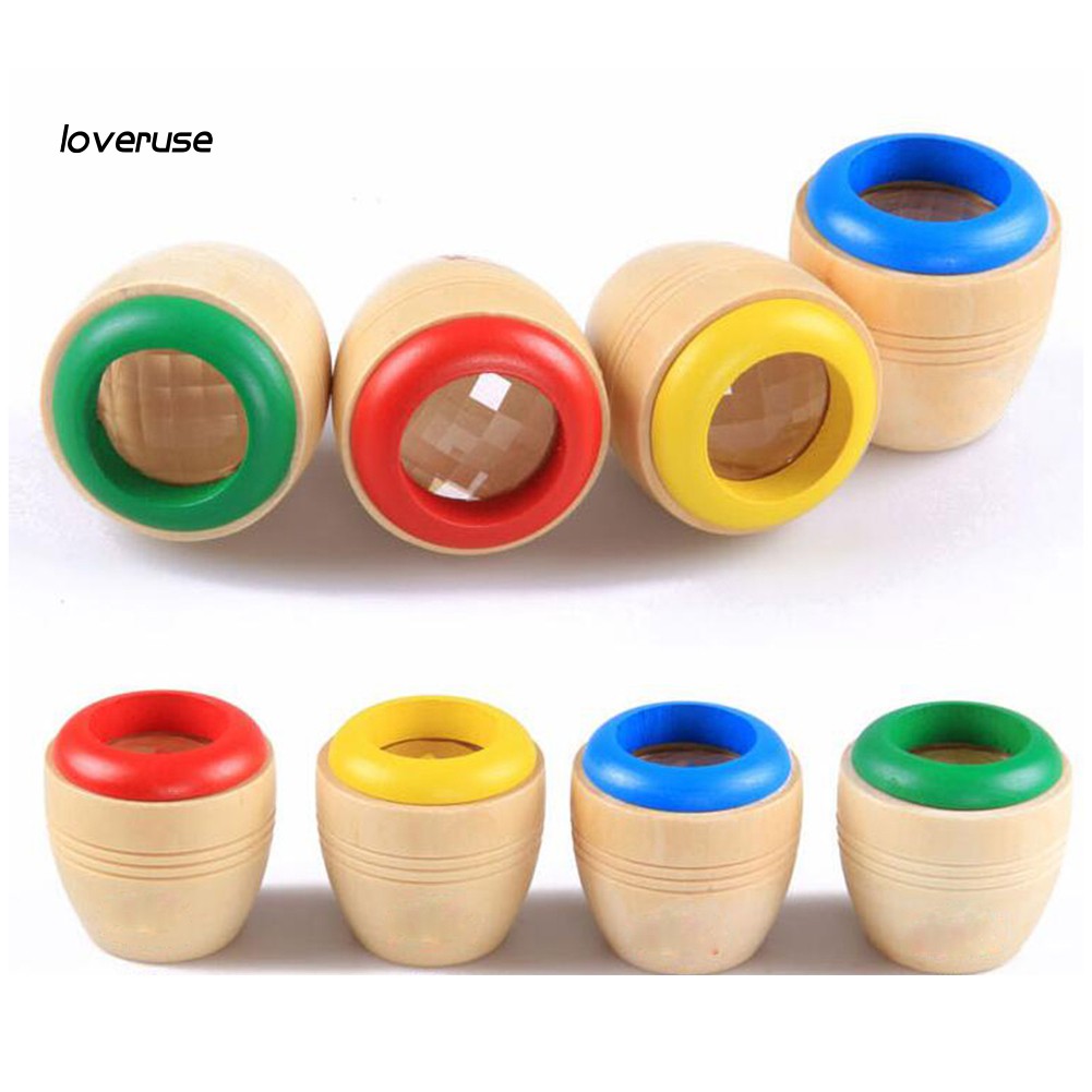 Kính Vạn Hoa Gỗ Lấp Lánh Đồ Chơi Cho Bé