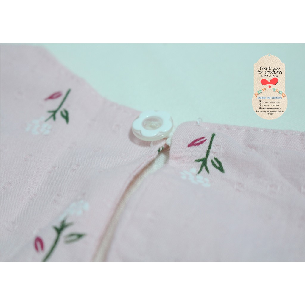 Áo váy bé gái nơ hồng xinh xắn ❣❣ ❣❣