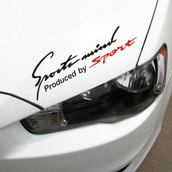 Chữ dán xe sport Mind