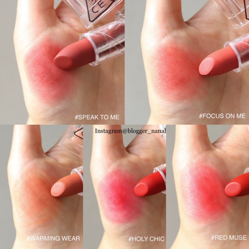 Son 3CE Soft Matte Lipstick 3CE Clear Layer Edition 3.5g