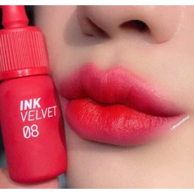 Son kem INK 08_Đỏ hồng siêu lì mềm môi