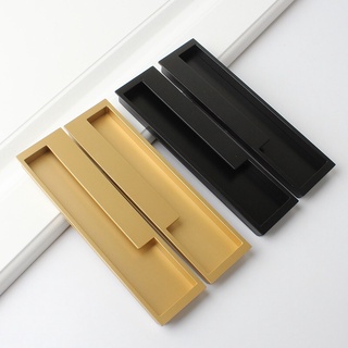 Tay nắm âm tủ màu đen - vàng - ghi . âm08