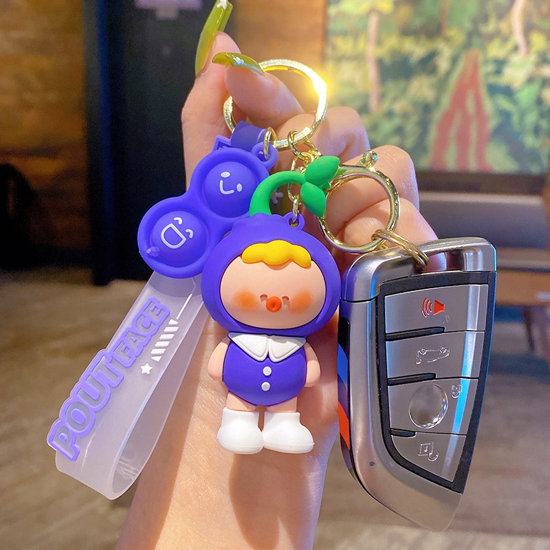 Móc Khóa Hình Hoạt Hình Sáng Tạo Dễ Thương