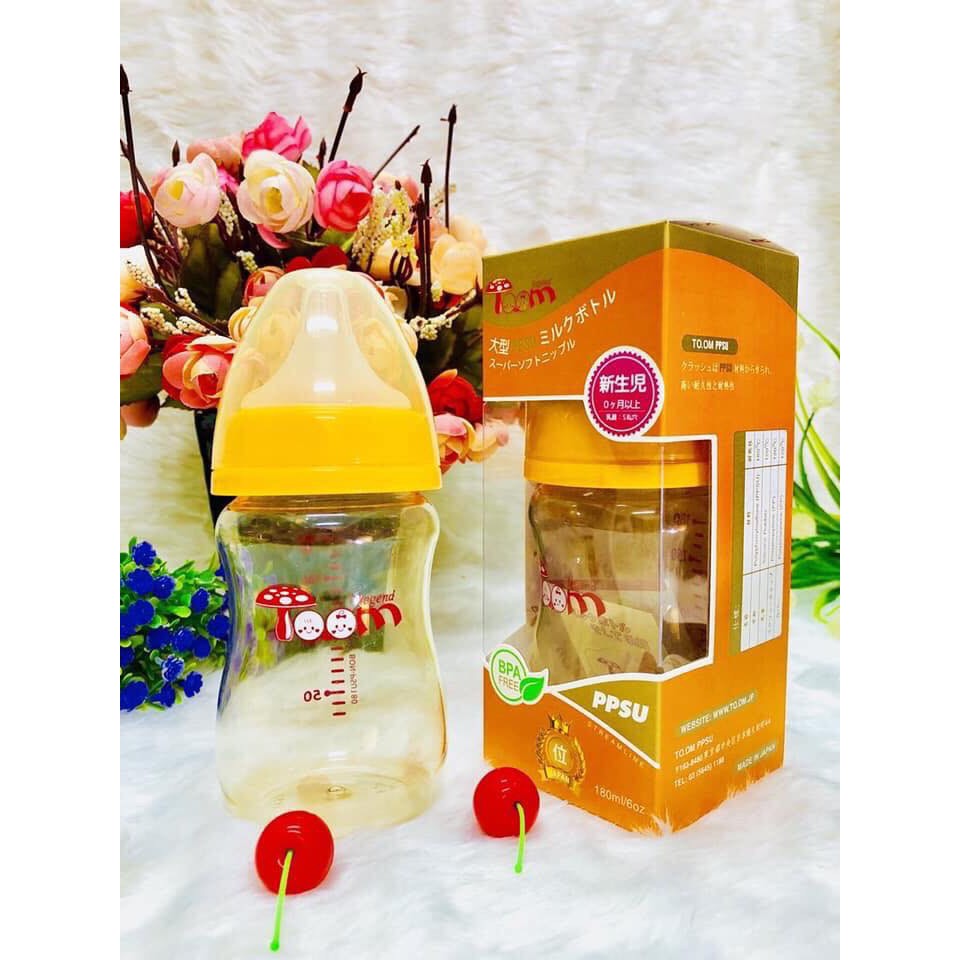 Bình sữa PPSU Tôm nội địa Nhật Bản 120ml/160ml/240ml -Tặng núm ti sơ cua