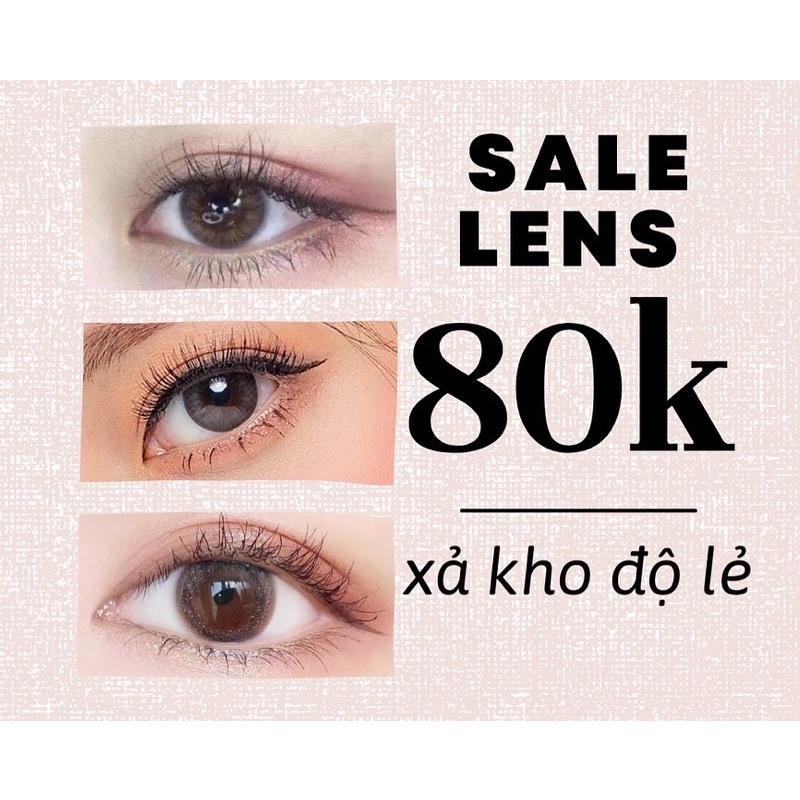 Kính áp tròng Hàn Quốc xả kho ( độ lẻ )