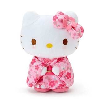 Gấu bông Hello Kitty mặc trang phục 20cm
